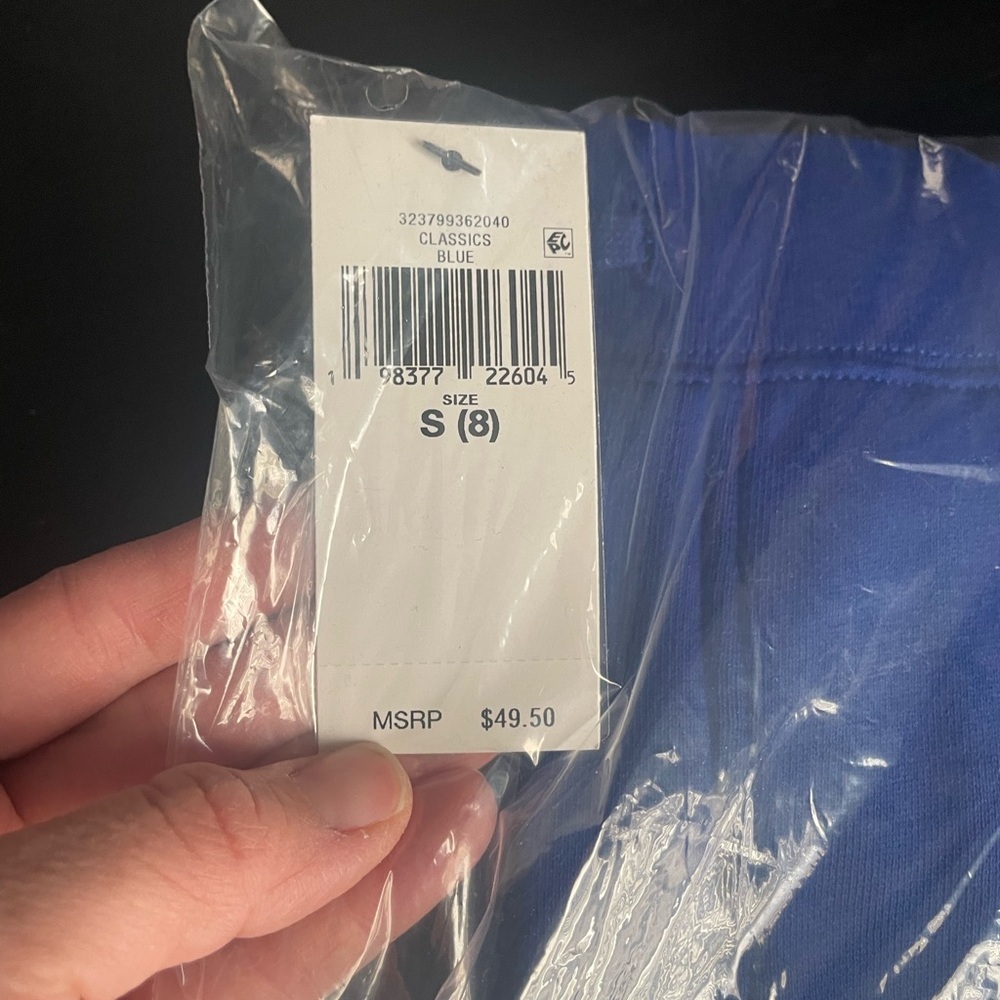 NWT Ralph Lauren Blue Fleece Jogger Pants small (8) - Picture 4 of 6
